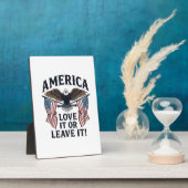 Amerika Liebe Es Oder Verlasse Es Patriotischer Ad Fotoplatte (Seite)