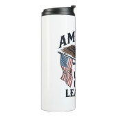 Amerika Liebe Es Oder Verlasse Es Patriotischer Ad Thermosbecher (Nach links gedreht)