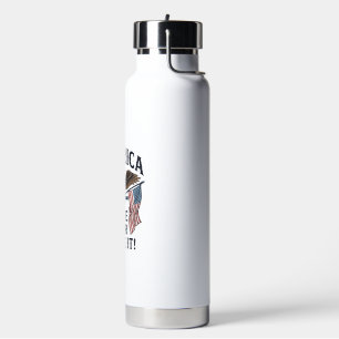 Amerika Liebe Es Oder Verlasse Es Patriotischer Ad Trinkflasche