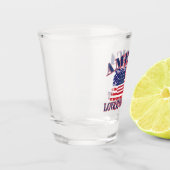 Amerika Liebe es oder verlasse es Schnapsglas (Links)