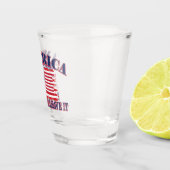 Amerika Liebe es oder verlasse es Schnapsglas (Rechts)