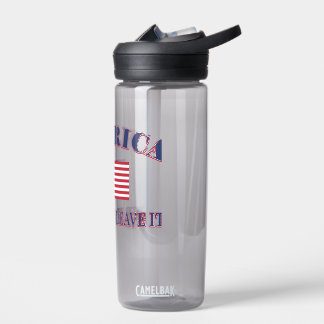 Amerika Liebe es oder verlasse es Trinkflasche