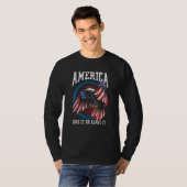 Amerika Liebe es oder Verlasse es uns eifrig stolz T-Shirt (Vorne ganz)