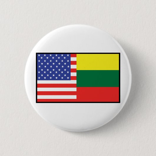 Amerika Litauen Button (Vorderseite)