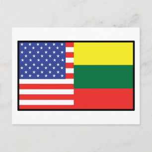 Amerika Litauen Postkarte