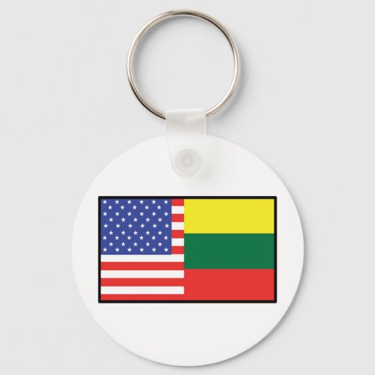 Amerika Litauen Schlüsselanhänger (Vorderseite)