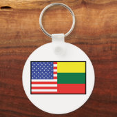 Amerika Litauen Schlüsselanhänger (Vorderseite)