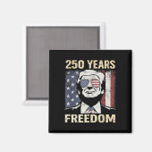 Amerika Lustig Trump 4. Juli Magnet (Vorderseite/Rückseite)