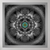 Amerika Mandala Poster (Vorne)