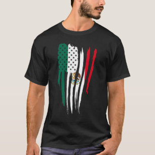 Amerika Mexiko Flagge Mexikanischer Wurzeln Amerik T-Shirt