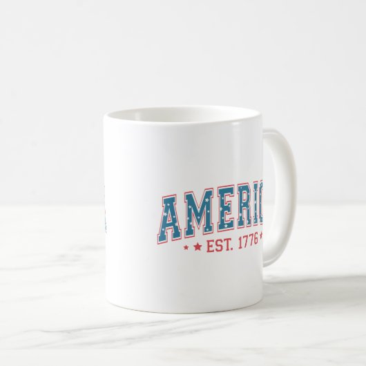 Amerika nach 1776 kaffeetasse (VorderseiteRechts)
