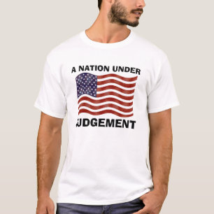 Amerika, Nation unter Judge, Christliches T_Shirt T-Shirt