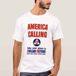 Amerika Nennen -- Zivilverteidigung T-Shirt