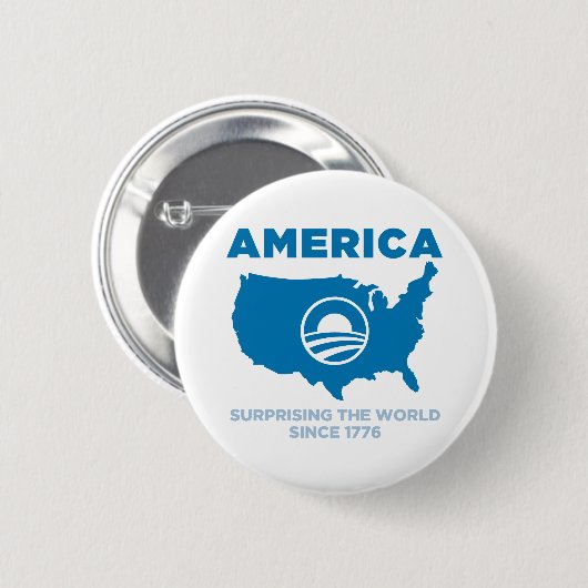 Amerika Obama Button (Vorne & Hinten)