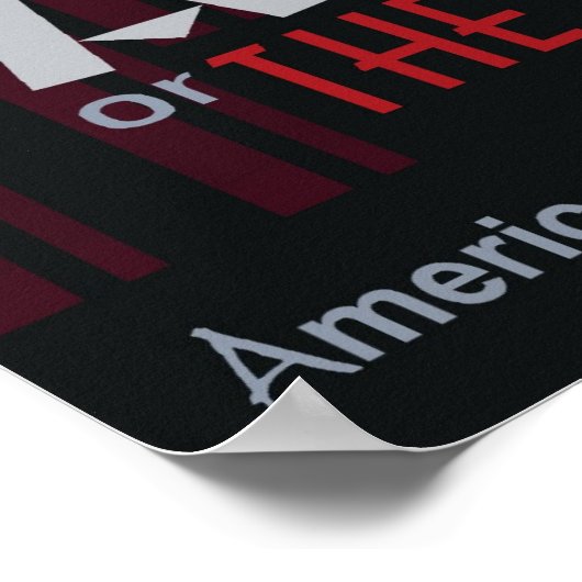 AMERIKA oder das Verschwinden Poster (Ecke)