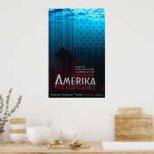 AMERIKA oder das Verschwinden Poster (Küche)