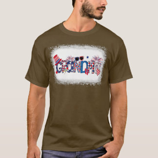 Amerika Oma Flip Flops and Fireworks Oma 4 T-Shirt
