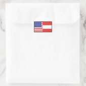 Amerika Österreich Runder Aufkleber (Tasche)