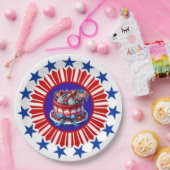 Amerika Papierplatte feiern Pappteller (Party)