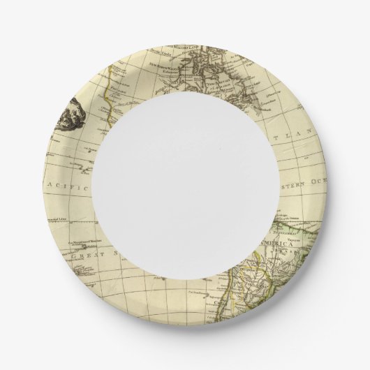 Amerika Pappteller (Vorderseite)