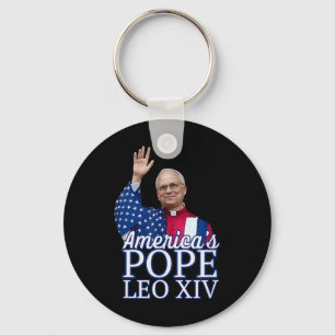 Amerika Papst Leo Xiv Erster amerikanischer Papst Schlüsselanhänger