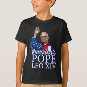 Amerika Papst Leo Xiv Erster amerikanischer Papst T-Shirt
