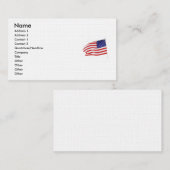 Amerika patriotische 862 visitenkarte (Vorne/Hinten)