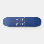 AMERIKA-Periodenquadrat Skateboard (Horizontal)