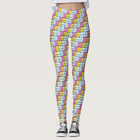 Amerika - Periodische Leggings (Vorderseite)