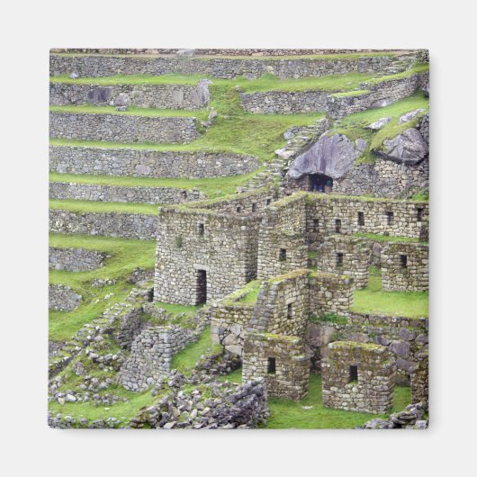 Amerika, Peru, Machu PIchu. Die alten 2 Magnet (Vorne)