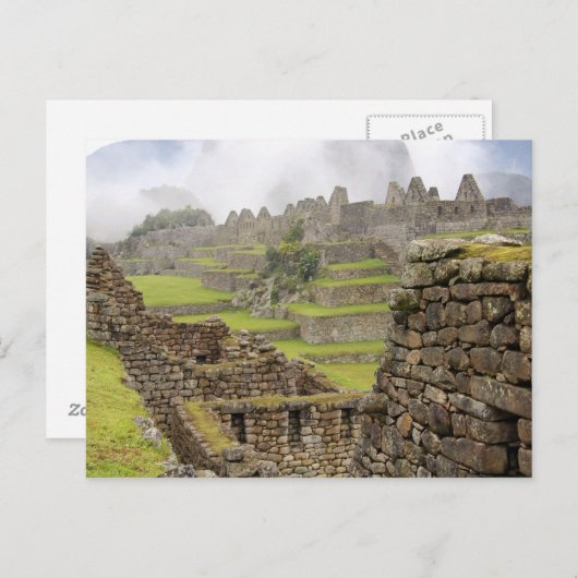 Amerika, Peru, Machu PIchu. Die Antike Postkarte (Vorne/Hinten)