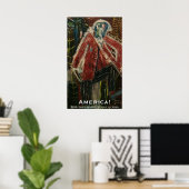 Amerika Poster (Heimbüro)