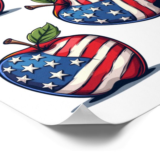 Amerika Poster (Ecke)