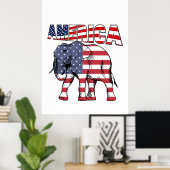 Amerika Poster (Heimbüro)
