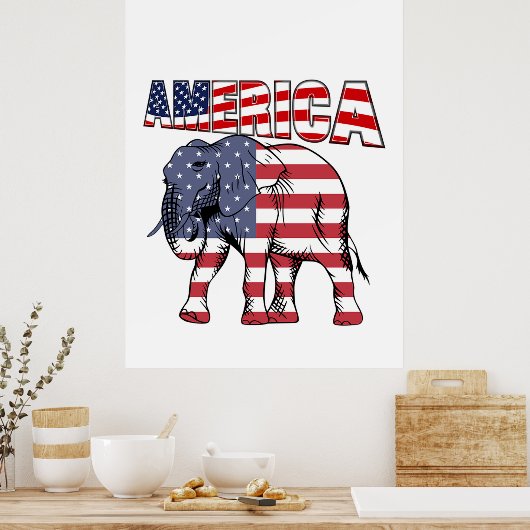 Amerika Poster (Küche)