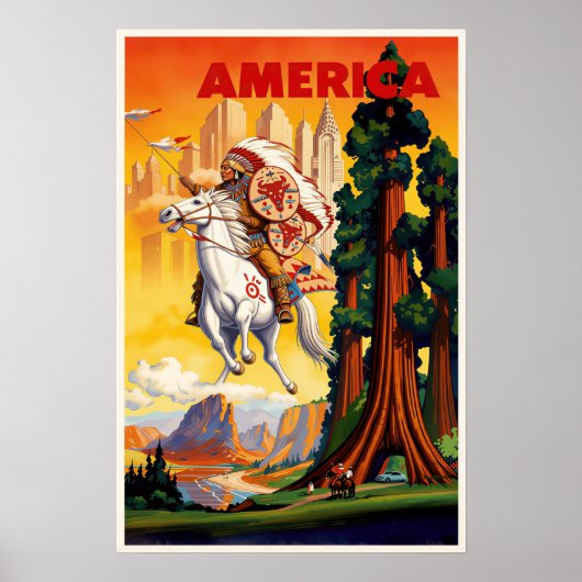 Amerika Poster (Vorne)