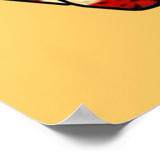 Amerika-Poster gerecycelt Poster (Ecke)