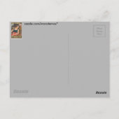 Amerika-Poster geweckt Postkarte (Rückseite)