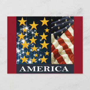 AMERIKA POSTKARTE