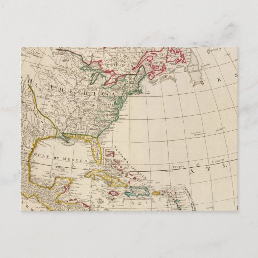 Amerika Postkarte (Vorderseite)