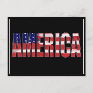 AMERIKA POSTKARTE