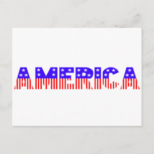 Amerika Postkarte