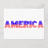 Amerika Postkarte (Vorderseite)