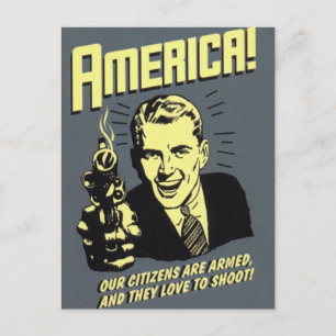 Amerika Postkarte
