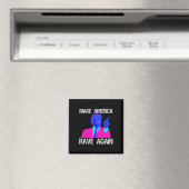 Amerika Rave wieder Funny Edm Trump Magnet (In Situ (Geschirrspüler))