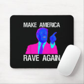 Amerika Rave wieder Funny Edm Trump Mousepad (Mit Mouse)