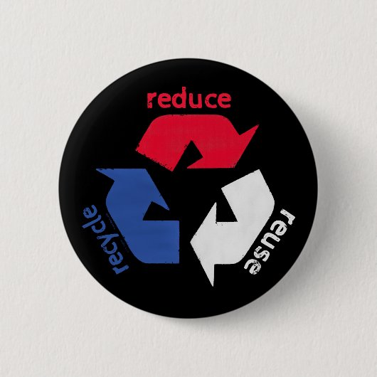 Amerika Recycle Button (Vorderseite)