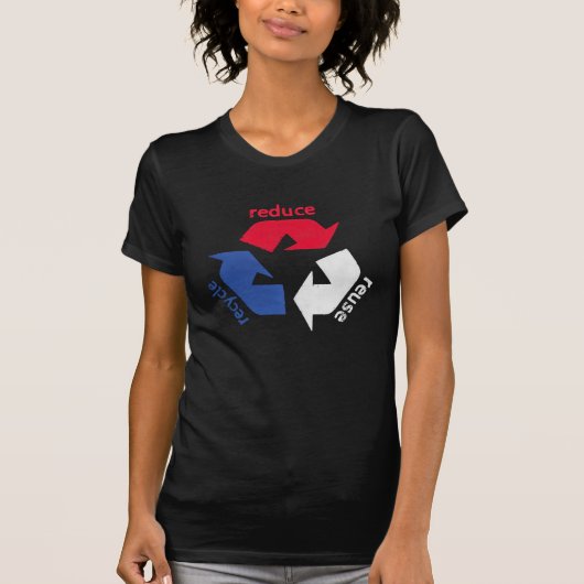 Amerika Recycle T-Shirt (Vorderseite)