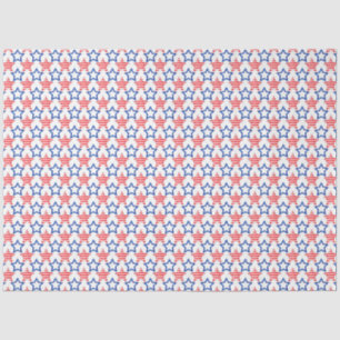 Amerika - Red White and Blue Series Design 7 Seidenpapier
