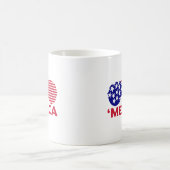 Amerika Red White Blue Sonnenbrille Kaffeetasse (Mittel)